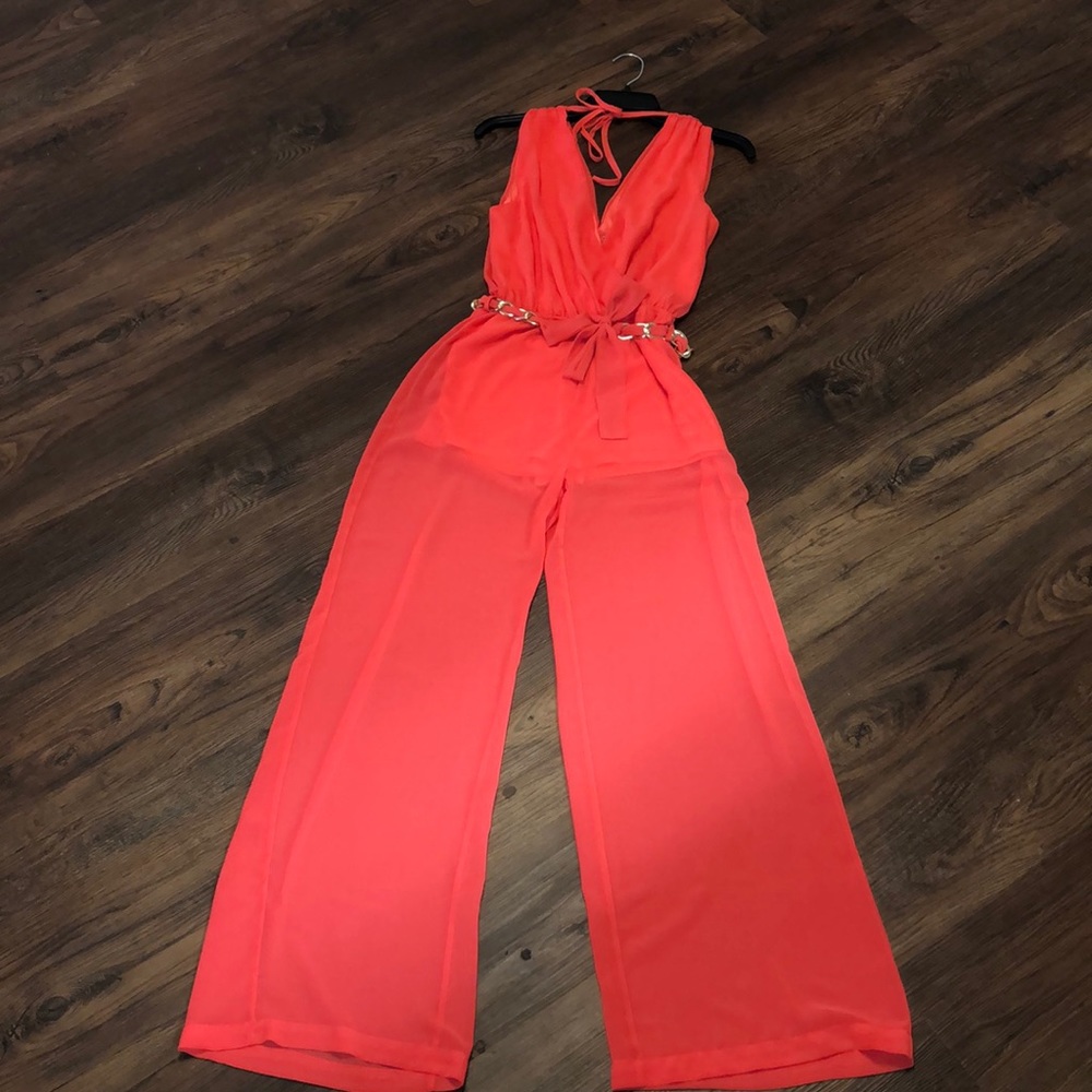 Bright Orange Romper !